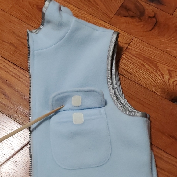 👽Y2K Blue & Silver vest - Picture 8 of 12